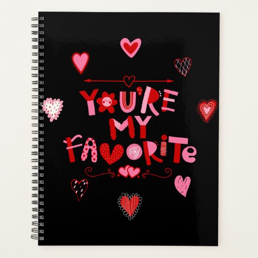 Je bent mijn favoriete planner voor de Valentijn (Voorkant)
