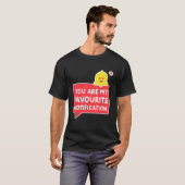 Je bent mijn favoriete Relatie-ID T-shirt (Voorkant volledig)