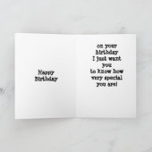 JE BENT MIJN FAVORIETE VERJAARDAG ** KAART (Binnen)