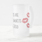 Je bent mijn favoriete weirdo Kisses Mok (Voorkant rechts)