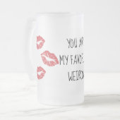 Je bent mijn favoriete weirdo Kisses Mok (Voorkant links)