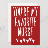 Je bent mijn favoriete zuster Funny Valentijnsdag Feestdagenkaart (Voorkant / Achterkant)