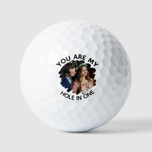 Je bent mijn gat in een romantische met aangepaste golfballen (Voorkant)