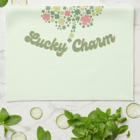 Je bent mijn geluk theedoek (Gevouwen)