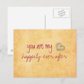 Je bent mijn gelukkige nabestaanden briefkaart (Voorkant / Achterkant)