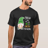 Je bent mijn gelukzapje St Patricks Day Gnome T-shirt (Voorkant)
