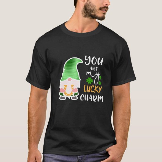 Je bent mijn gelukzapje St Patricks Day Gnome T-shirt (Voorkant)