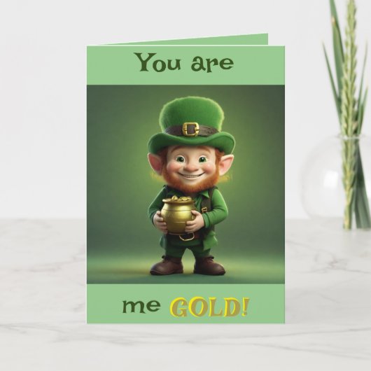 Je bent mijn gouden St. Patrick's Day Kaart (Voorkant)