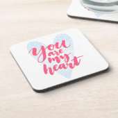 Je bent mijn hart bier onderzetter (Linkerzijde)