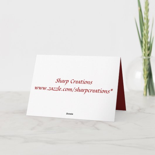 Je bent mijn hart binnengegaan kaart (Achterkant)