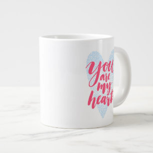 Je bent mijn hart grote koffiekop