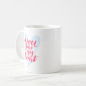 Je bent mijn hart koffiemok (Voorkant links)