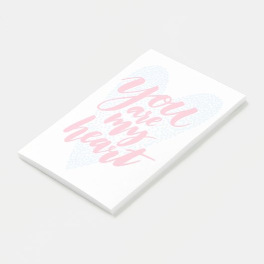 Je bent mijn hart post-it® notes (Schuin)