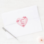 Je bent mijn hart sticker (Envelop)