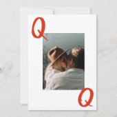 Je bent mijn hartenkoningin die Valentijnsdag spee Feestdagenkaart (Voorkant)