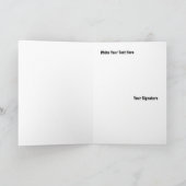 Je bent mijn held cartoon, dank je kaart (Binnen)