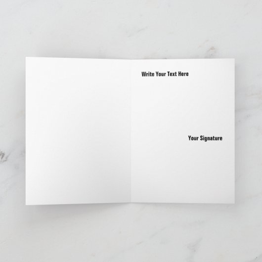 Je bent mijn held cartoon, dank je kaart (Binnen)