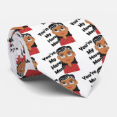 Je bent mijn held moeder, moederdag stropdas (Opgerold)