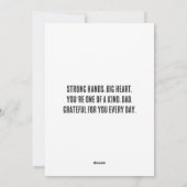 Je bent mijn held, pap Vaderdag Tools Feestdagenkaart (Achterkant)