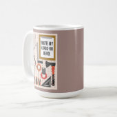 Je bent mijn held, pap Vaderdag Tools Koffiemok (Voorkant links)