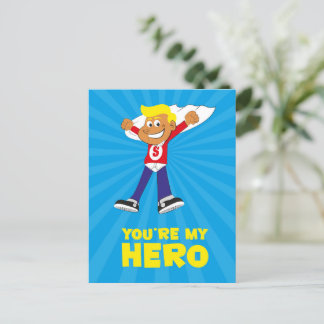 Je bent mijn heldenKaart Briefkaart