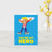 Je bent mijn heldenKaart Kaart (Gele Bloem)