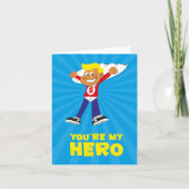 Je bent mijn heldenKaart Kaart (Voorkant)