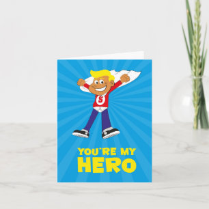 Je bent mijn Hero Card Kaart