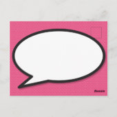 Je bent mijn HERO Fun Retro Comic Book Pop Art Briefkaart (Achterkant)