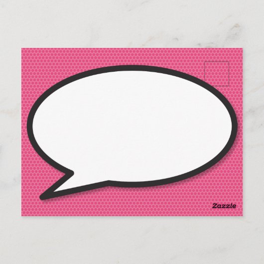 Je bent mijn HERO Fun Retro Comic Book Pop Art Briefkaart (Achterkant)