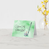 Je bent mijn Hole in One Schattige Golf Liefde Kaart (Gele Bloem)