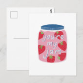 Je bent mijn jam briefkaart (Voorkant / Achterkant)