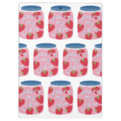 Je bent mijn Jam Love Quote Klembord (Achterkant)