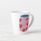Je bent mijn Jam Love Quote Latte Mok (Rechterhoek)