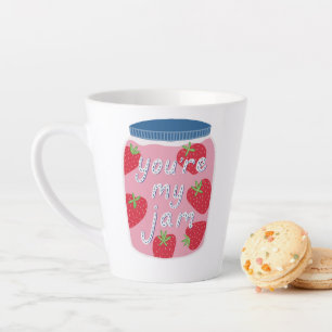 Je bent mijn Jam Love Quote Latte Mok