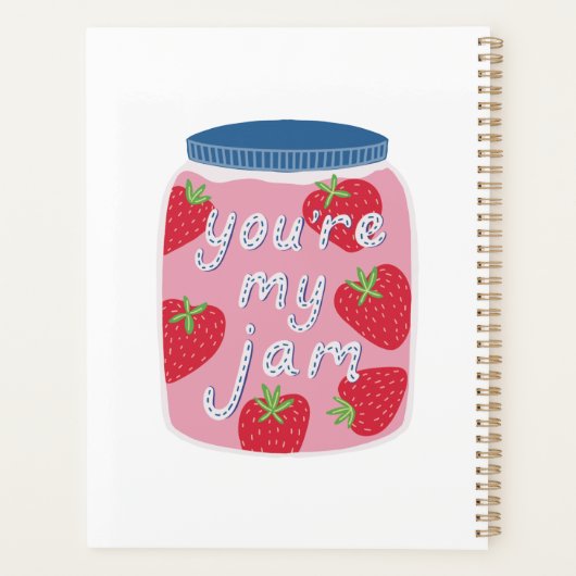 Je bent mijn Jam Love Quote Planner (Achterkant)