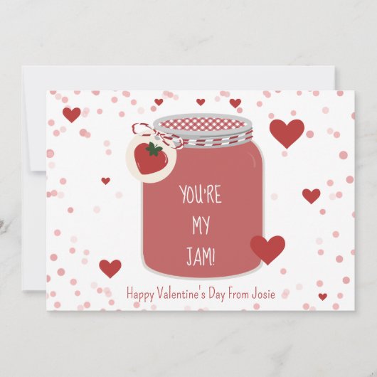 Je bent mijn Jam Strawberry Valentijnsdag (Voorkant)