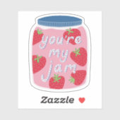 Je bent mijn Jam Valentijnsdag Sticker (Vel)