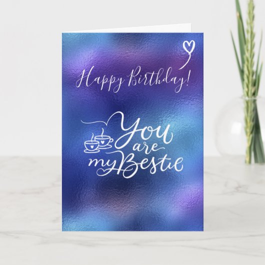 Je bent mijn Kaart Greep van Bestie Happy Birthday (Voorkant)