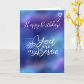 Je bent mijn Kaart Greep van Bestie Happy Birthday (Gele Bloem)