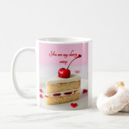 Je bent mijn kers op de top van gepersonaliseerde koffiemok