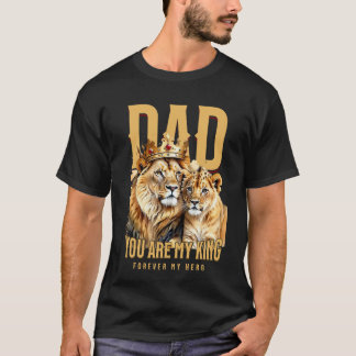 Je bent mijn koning voor altijd mijn held - Lion & T-shirt