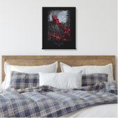 Je bent mijn koningin, nu en altijd canvas afdruk (Insitu (Slaapkamer))