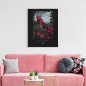 Je bent mijn koningin, nu en altijd canvas afdruk (Insitu (Woonkamer))