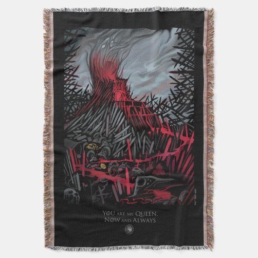 Je bent mijn koningin, nu en altijd deken (Voorkant Verticaal)