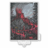 Je bent mijn koningin, nu en altijd sticker (Voorkant)