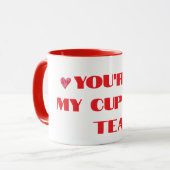 'Je bent mijn kopje thee' Schattige mok (Voorkant links)