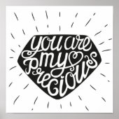 Je bent mijn kostbare poster (Voorkant)