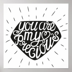 Je bent mijn kostbare poster