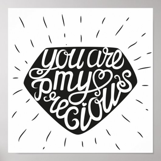 Je bent mijn kostbare poster (Voorkant)